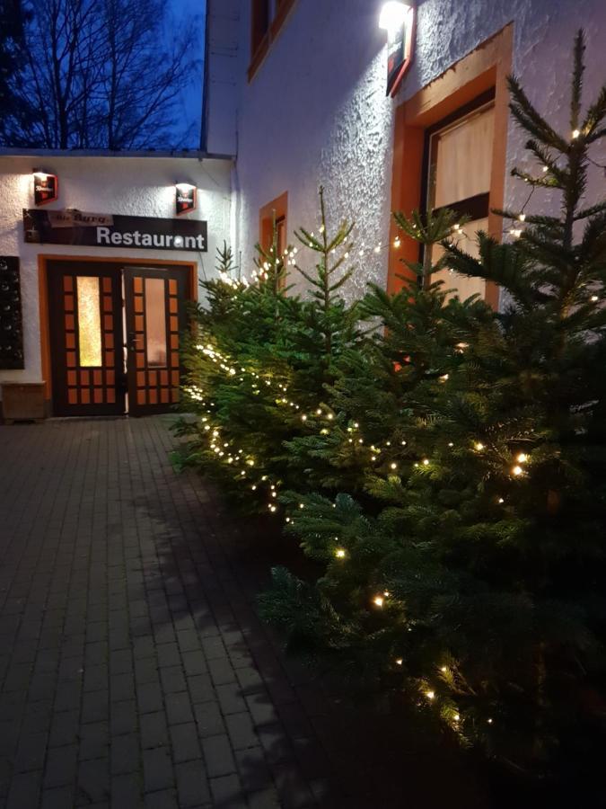Pension Und Restaurant Die Burg Ehrenfriedersdorf Exteriör bild